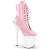 Pleaser - FLAMINGO1020 Bottes de plateforme, Pole dance chaussures - Rose/Blanc Product image